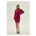 Monnari Šaty Cobalt Sweater Dress Pink