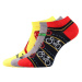 Lonka Dedon Unisex vzorované ponožky - 3 páry BM000001792100100173 mix C