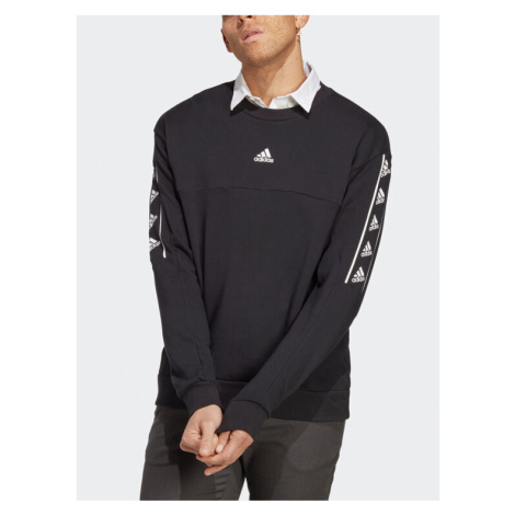 Adidas Mikina Brand Love Sweatshirt IC6809 Čierna Loose Fit