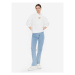 Calvin Klein Jeans Mikina J20J220701 Biela Relaxed Fit