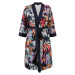 Eldar Woman's Bathrobe Edna Navy Blue