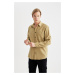 DEFACTO Regular Fit Cotton Long Sleeve Shirt