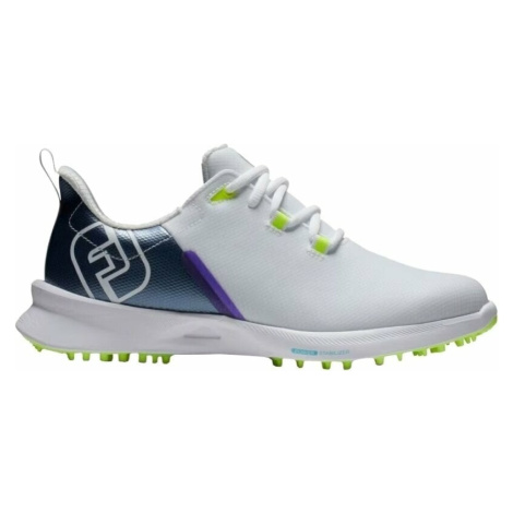 Footjoy FJ Fuel Sport Womens Golf Shoes White/Pink/Blue Dámske golfové topánky