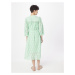 KAREN BY SIMONSEN Košeľové šaty 'Lulia'  pastelovo zelená