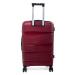 Tmavočervený prémiový plastový kufor &quot;Royal&quot; s TSA zámkom - veľ. XL