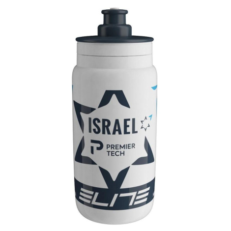 ELITE Cyklistická fľaša na vodu - FLY 550 ISRAEL PREMIERTECH - biela