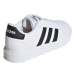 Juniorská rekreačná obuv ADIDAS Grand Court 2.0 K cloud white core black core black