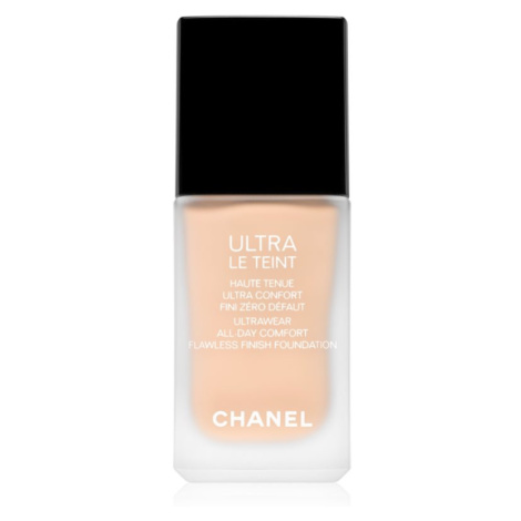 Chanel Ultra Le Teint Flawless Finish Foundation dlhotrvajúci zmatňujúci make-up pre zjednotenie