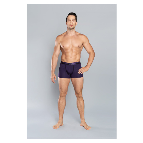 Umberto Boxer Shorts - Black Italian Fashion