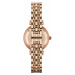 Emporio Armani Analógové hodinky  ružové zlato / perlovo biela