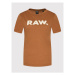 G-Star Raw Tričko Raw. D21226-4107-C740 Hnedá Slim Fit