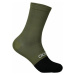 POC Flair Sock Mid Epidote Green/Uranium Black L Cyklo ponožky