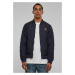 Diamond Quilt Nylon Jacket Navy