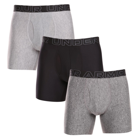 3PACK pánske boxerky Under Armour viacfarebné (1383878 035)