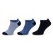 Pepe Jeans Súprava 3 párov nízkych členkových ponožiek Mini Stp Tr 3P PMU30035 Modrá