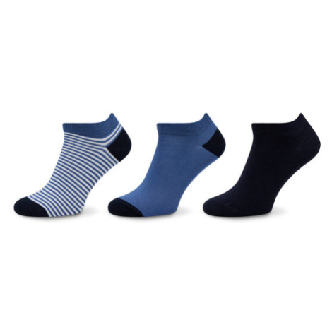 Pepe Jeans Súprava 3 párov nízkych členkových ponožiek Mini Stp Tr 3P PMU30035 Modrá