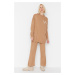 Trendyol Camel Threads Chain Detailed Sweater-Pants Knitwear Set