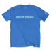 Billie Eilish tričko Blue Racer Logo Modrá