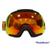 Lyžiarske okuliare RED BULL SPECT SHELTER-002, matt black red snow-orange with red Flash, SMU