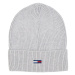 Tommy Jeans Čiapka Tjw Flag Beanie AW0AW15474 Sivá