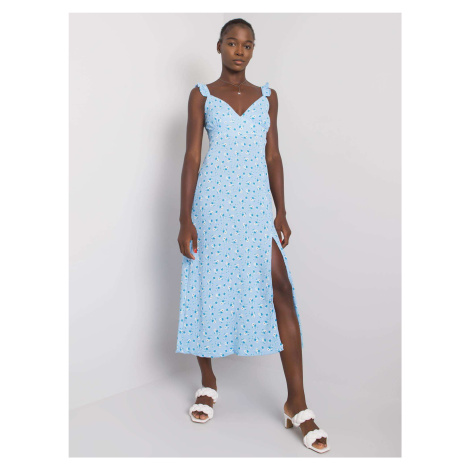 Dress-RO-SK-8004.02P-light blue Rue Paris
