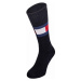 Tommy Hilfiger JEANS FLAG 1P Pánske ponožky, čierna, veľkosť