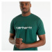 Carhartt WIP Script Short Sleeve T-Shirt UNISEX Treehouse/ White