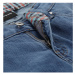 Alpine Pro Geryga Dámske jeansové šortky LPAN223 tmavá oceľovomodrá