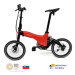 Skladací bicykel SHARVAN City 3R - black red EXPO