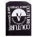 Versace Jeans Couture Tričko Square V Emblem 74GAHT15 Čierna Regular Fit