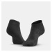 Ponožky Hike 100 nízke čierne 2 páry