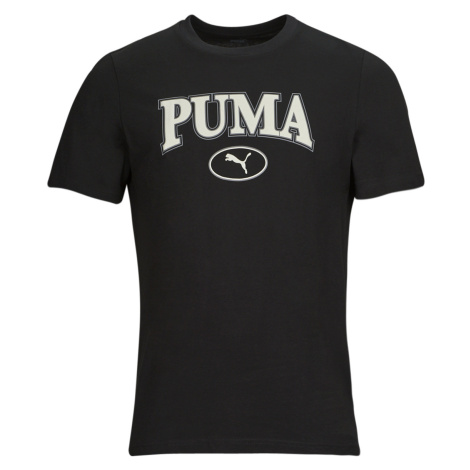 Puma  PUMA SQUAD TEE  Tričká s krátkym rukávom Čierna