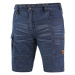 Canis (CXS) Pánske džínsové šortky CXS MURET - Modrá / čierna