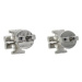 Tory Burch Set náhrdelník a náušnice Kira Pave Pendant And Stud Earring Set 145510 Strieborná