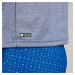 Pánske tričko s ochranou proti UV a krátkym rukávom sivé s potlačou