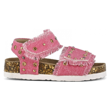 Colors of California  Baby sandal denim and studs  Sandále Modrá