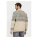 Sveter Camel Active Knitted Jacket Straw Fantasy