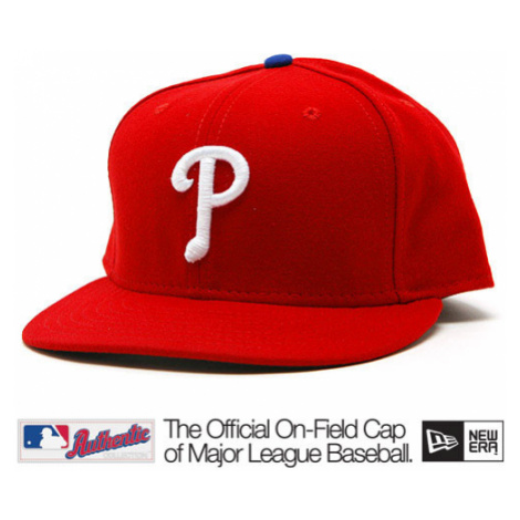 New Era Authentic Philadelphia Phillies Home Cap Red