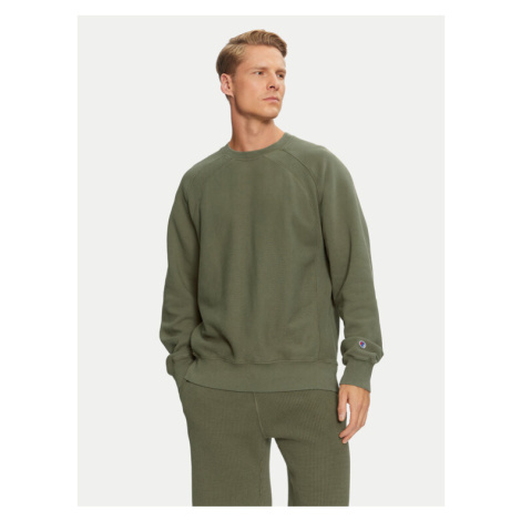 Champion Mikina Reverse Weave 218644 Zelená Regular Fit