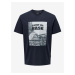 Dark blue men's T-shirt ONLY & SONS Oren - Men