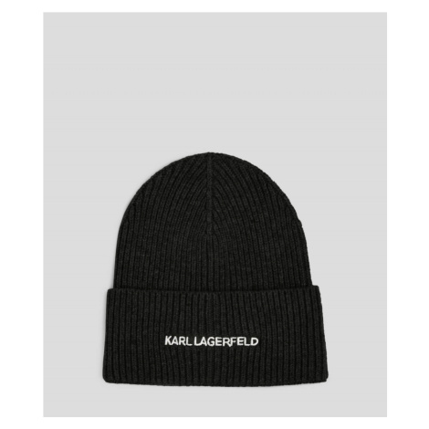 Čapica Karl Lagerfeld K/Essential Beanie Čierna