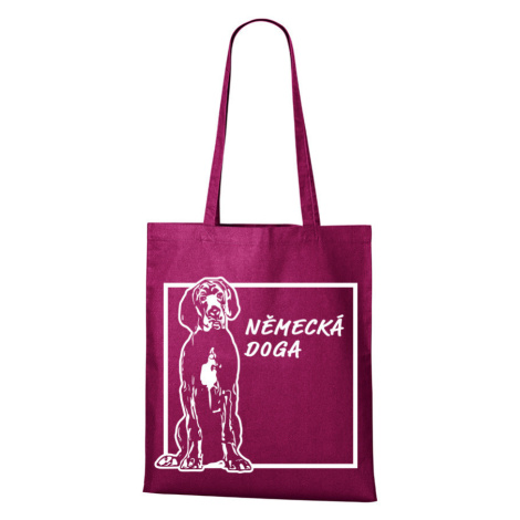 Ekologická nákupná taška s potlačou Nemeckej dogy