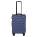 TMAVOMODRÁ 4DIELNA SADA KUFROV PEAFOWL PEA01, SET OF 4 SUITCASES (L, M, S, XXS) WINGS, BLUE