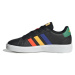 Chlapčenská rekreačná obuv ADIDAS Grand Court 2.0 core black lucid blue court green