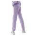 Dievčenské tepláky 4F JUNIOR TROUSERS-JAW23TTROF426-52S-LIGHT VIOLET