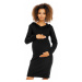 Čierne tehotenské šaty 1580