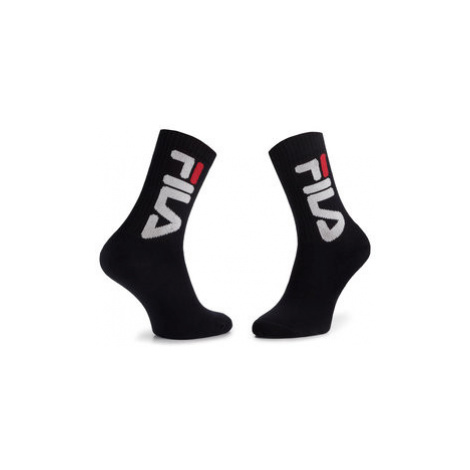 Fila Súprava 2 párov vysokých ponožiek unisex Calza F9598 Tmavomodrá