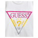 Guess Embroidery Front Logo Tričko detské Biela