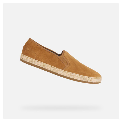 Light brown men's sneakers Geox Pantelleria - Men's