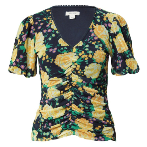 Oasis Tričko  žltá / zelená / čierna